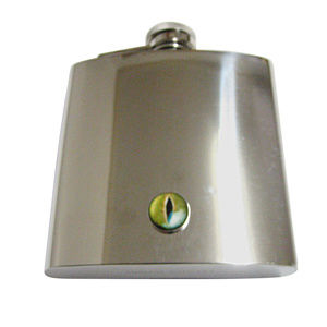 Reptile Eye Design 6oz Flask